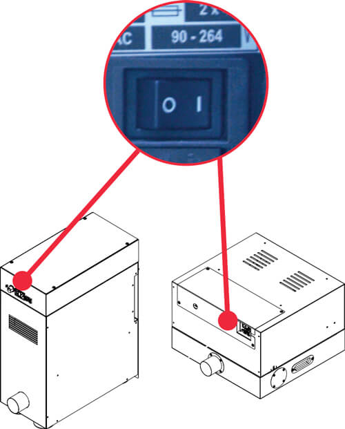 Mise sous tension hotte à filtration